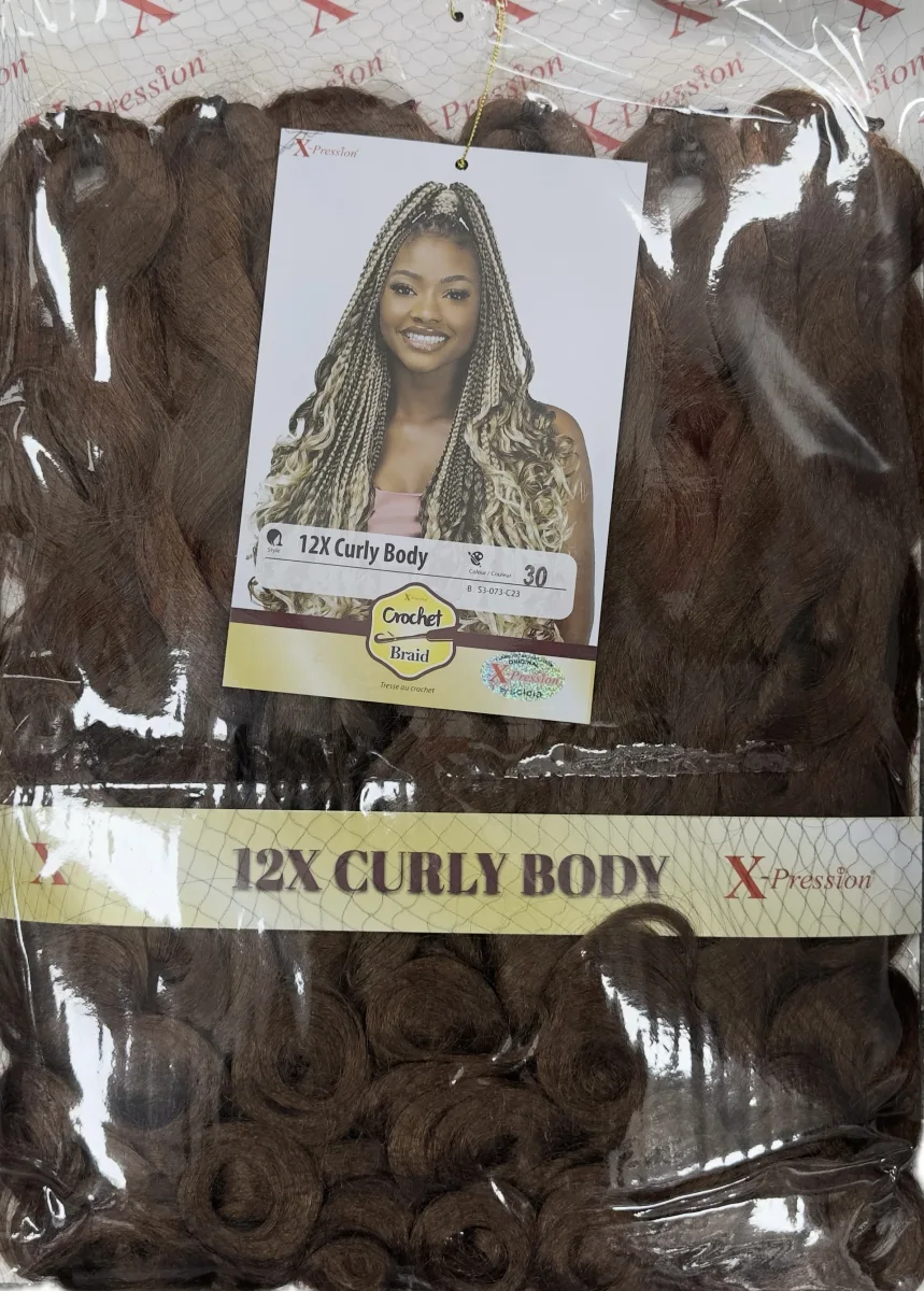Xpression 12x Curly Body Color # 30