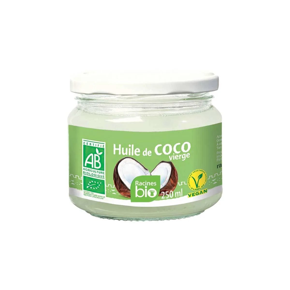 Racines Huile De Coco Bio 250ml