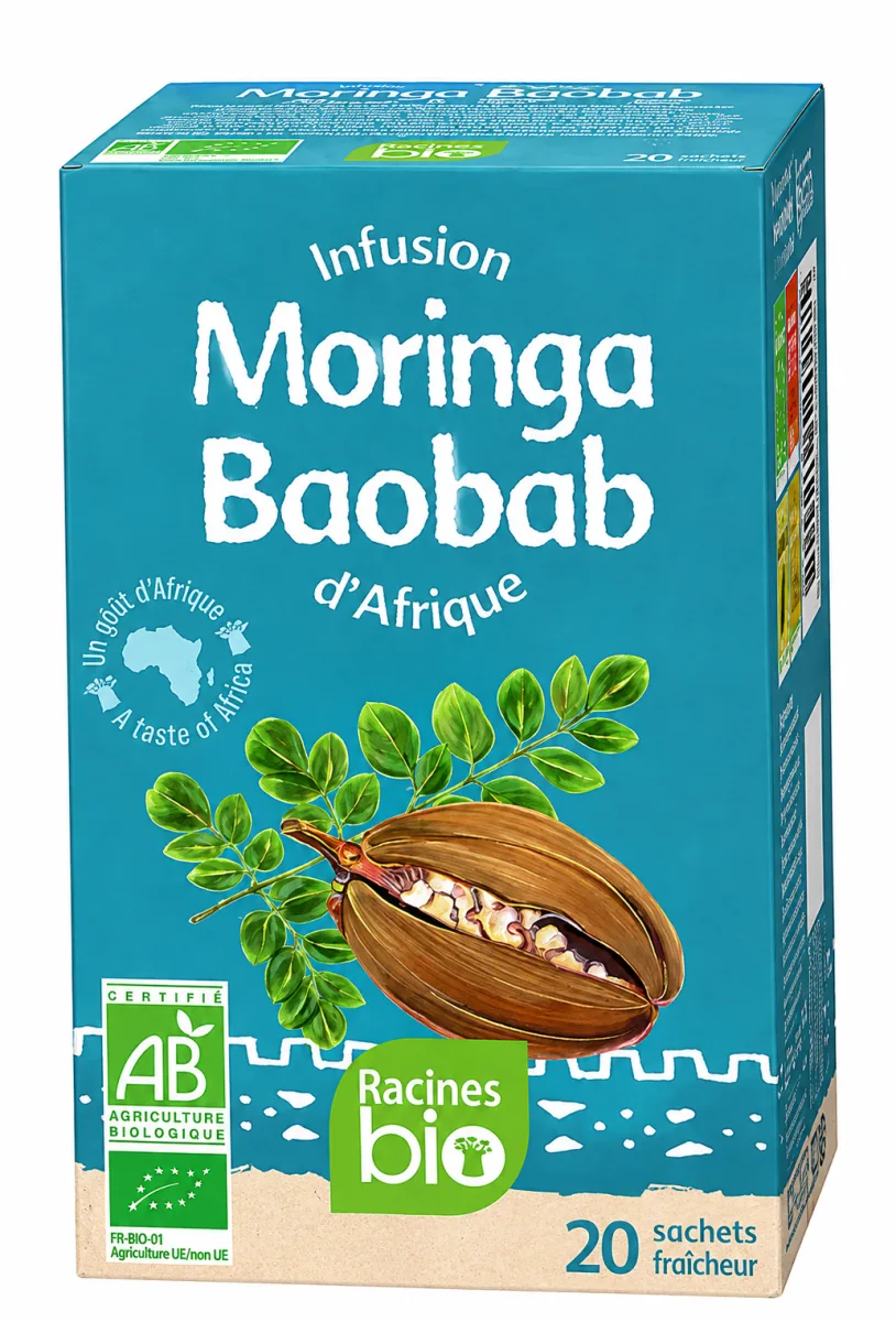 Infusion Moringa Baobab Racines Bio 20sacs